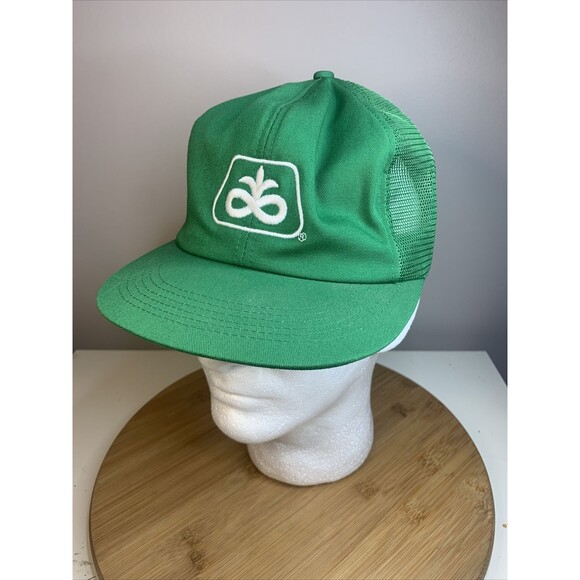 Vintage K Products Pioneer Seeds Hat Cap Adult Adjustable Mesh Trucker Snapback - Picture 1 of 8